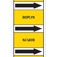 Značení potrubí, bioplyn